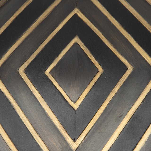 Set of 3 Boxes in Black Oak With Brass Details by R&y Augousti For Sale - Image 12 of 12