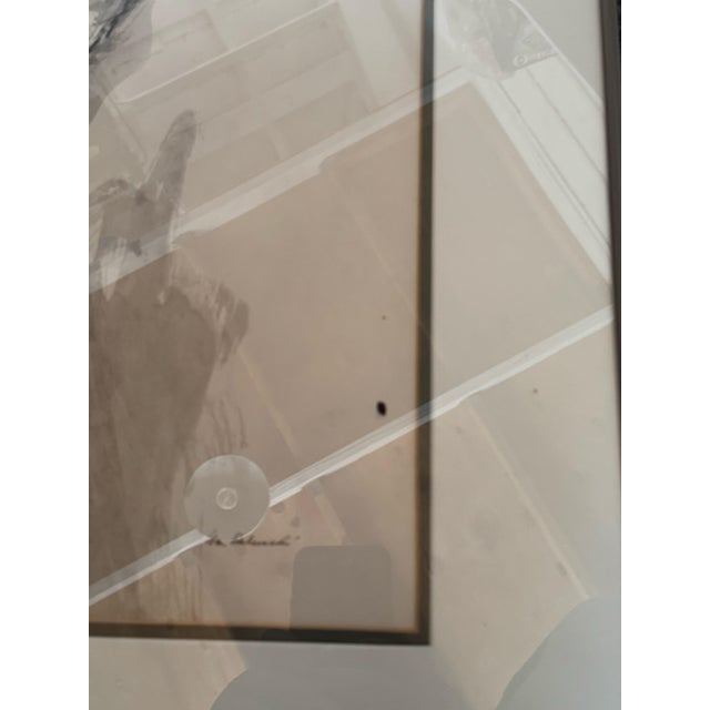 American Vintage Ink Drawing Of A Nude Male Figure For Sale - Image 3 of 12