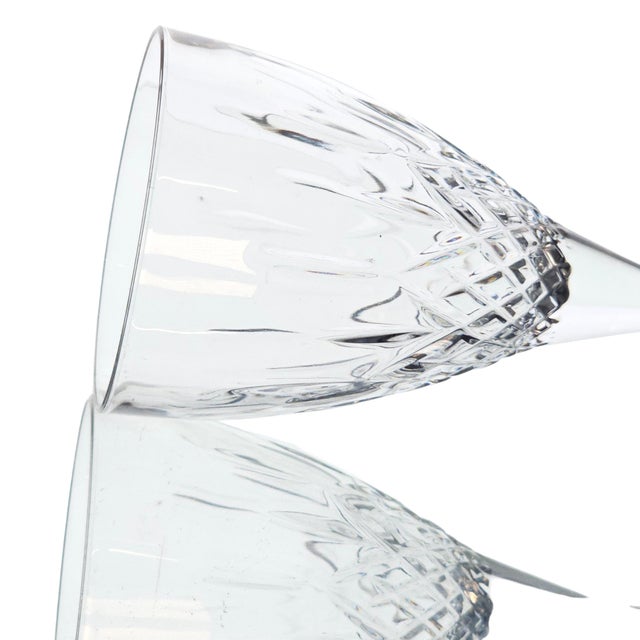 Late 20th Century Late 20th Century Royal Doulton Earlswood Lead Crystal Goblets - Set of Three For Sale - Image 5 of 11
