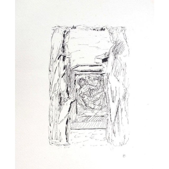 Signed on plate. This lithograph is from the collection ''The Life of Saint Monique'', published by Vollard in 1930....