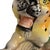 Vintage Ceramic Leopard Cheetah Statue Figurine on Green & Brown Base 12" X 3" X 6" Made in Japan For Sale In Austin - Image 6 of 17