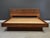 A mid century modern walnut king size floating platform bed by Barzilay. Made in USA. Circa 1960’s. Footboard is 15” high....