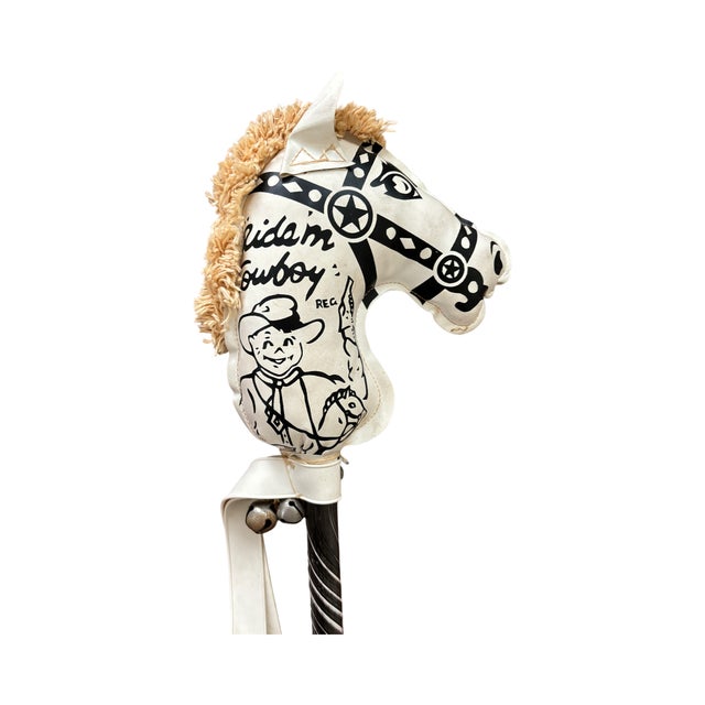 American 1950s Vintage "Ride 'M Cowboy" Hobby Stick Horse For Sale - Image 3 of 3