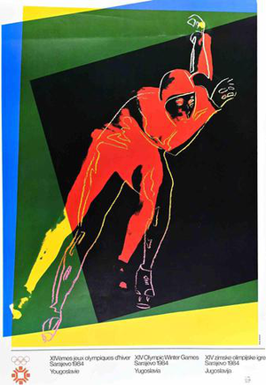Vintage Poster XIV Olympic Winter Games Sarajevo, 1984