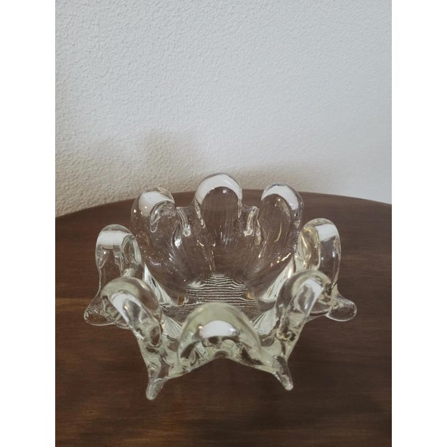 Glass Murano Artistic Glass Ashtray from Maestri Di Murano, 1940s For Sale - Image 7 of 7