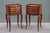 Set of two french Louis XV style side tables nightstands. Parisian work of the middle of the XXth century made from solid...