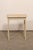 Wood Early 20th Century Swedish Minimalist Beige Wood Side Table For Sale - Image 7 of 11