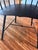 Black Vintage Wallin Forge Windsor Style Iron Dining Chairs For Sale - Image 8 of 17