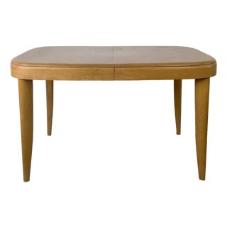 Vintage Heywood-Wakefield Wheat Extension Dining Table For Sale
