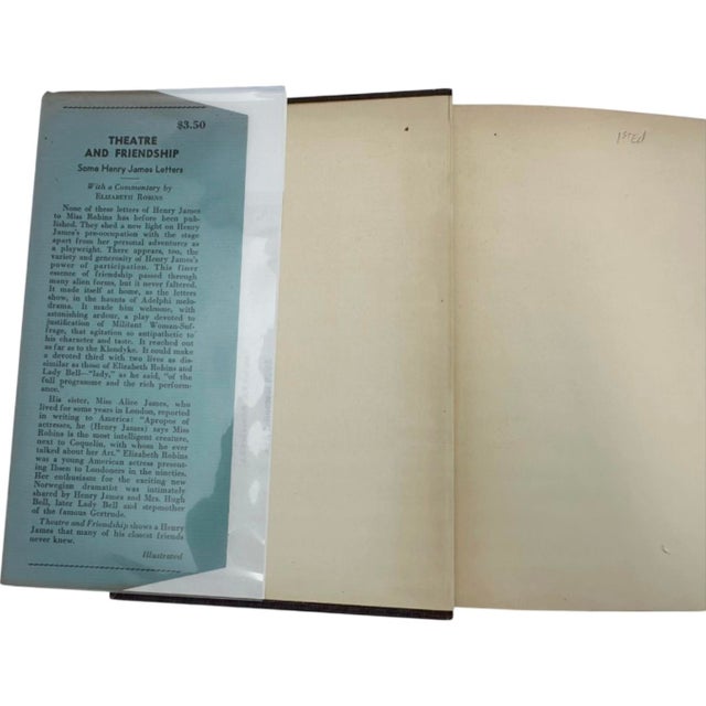 Details: -Title: Theatre and Friendship Letters from Henry James to Elizabeth Robins -1st Edition -Author: Henry James...