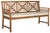 The lush tropical villas at a French Polynesian eco-resort inspired this contemporary 3 seat bench. Ideal for sipping...