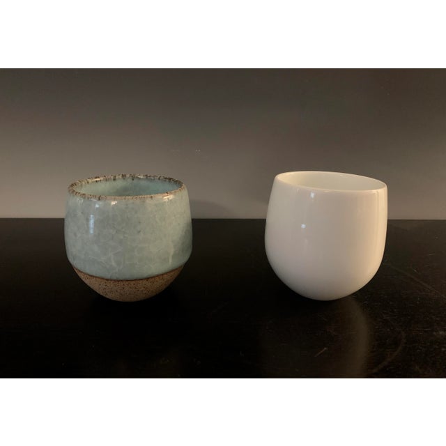 Pair of Contemporary Porcelain Tumblers by Australian Artists at Magnolia Mountain