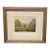 Late Victorian Color Wood Engraving of Ilam Hall Staffordshire in Gilt Frame For Sale