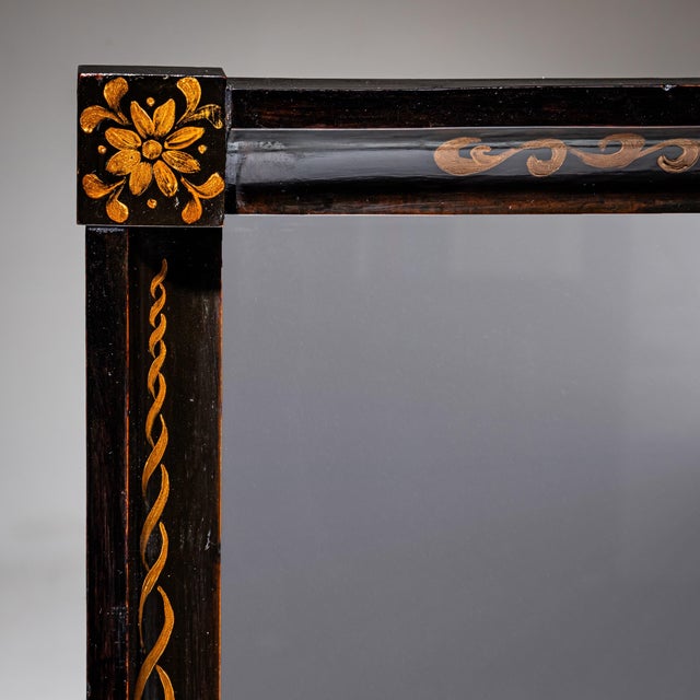 Biedermeier Ebonized Mirror, 1820 For Sale - Image 5 of 7