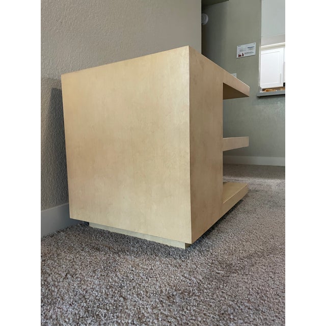 2020s Kreiss “E” End/Side Table, Attributed For Sale - Image 5 of 12
