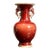 Chinese Ceramic Vase,Jun Ware Red Glaze Porcelain Double Ears Vase For Sale