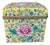 Chinese Famille Rose Porcelain Jewelry Casket Box For Sale