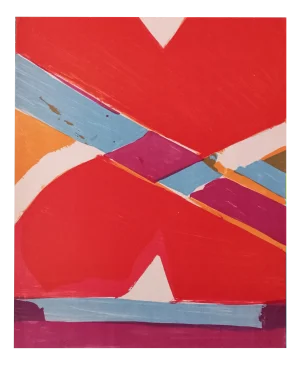 Bernd Völkke, Abstract Composition, 1970s, Lithograph