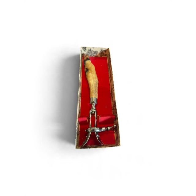 Antique French Manche À Gigot Hoof Handle Roast Carving Handle For Sale - Image 4 of 5