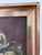 This antique original oil painting from around the 1920s shows a still life of peaches arranged in a glass dish,...