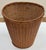 Boho Chic Vintage Woven Wicker Wastebasket For Sale - Image 3 of 11