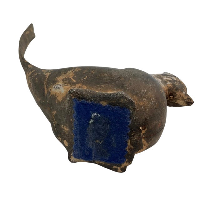 Mid 20th Century Japanese Cast Iron Koro Bird Incense Burner For Sale - Image 6 of 10