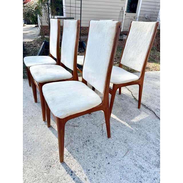 Set of Five Danish Teak Dining Chairs in the Style of Schionning and Elgaard For Sale - Image 9 of 12