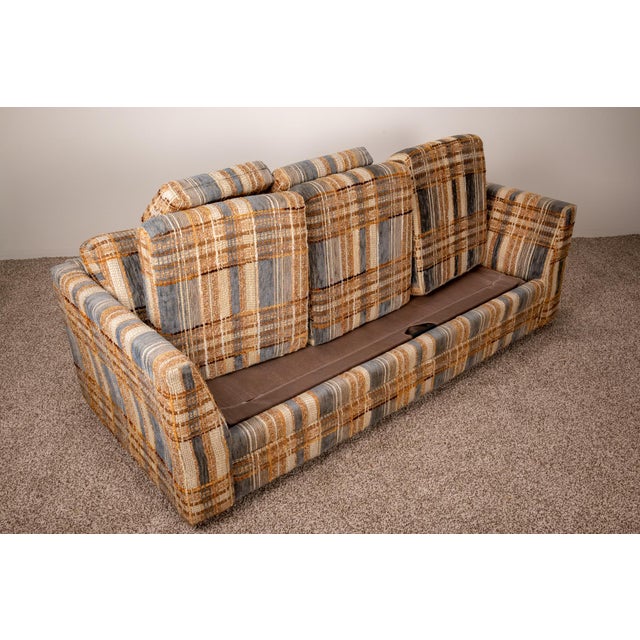 Country Plaid Sleeper Sofa Baci Living Room
