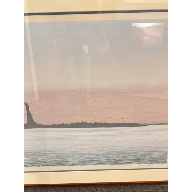 1990s Bill Sullivan Lithograph Harbor #22, Signed in Pencil - Framed For Sale - Image 4 of 9