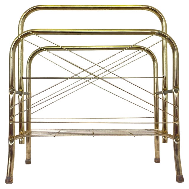 Gold-Coloured Metal Magazines, 1960s For Sale