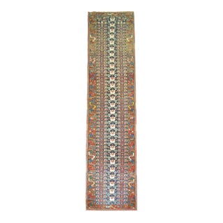 Early 20th Century Zabihi Collection Lovely Persian Eclectic Persian Runner - 3'10" x 17'8" For Sale