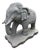 Vintage Stone Carved Elephant Statue For Sale