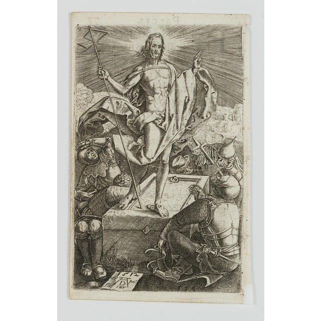 D. Gerhard Stempelius (16th century) after Albrecht Dürer (1471 Nuremberg - 1528 ibid.): Resurrection of Christ, 1580,...