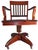 Gunlocke Early 20th Century Gunlocke Restored "Bank of England" Banker’s Armchair For Sale - Image 4 of 18