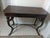1970s Vintage Console Writing Desk Featuring Ornate Cast Metal Winged Female Caryjate For Sale - Image 5 of 5