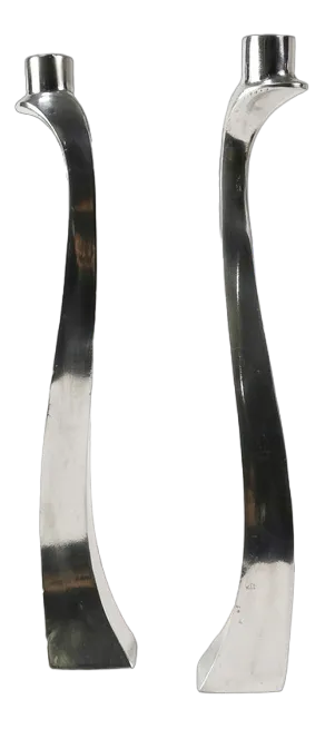 Postmodern Nessy Candlesticks from Escapade Paris, France, 1980s, Set of 2