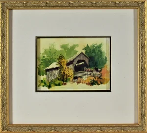 Jake Lee, Barn and Carriage, 1989