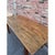 This 19th century English pine harvest tables is an excellent size 2 people can comfortably set on the sides, narrow...