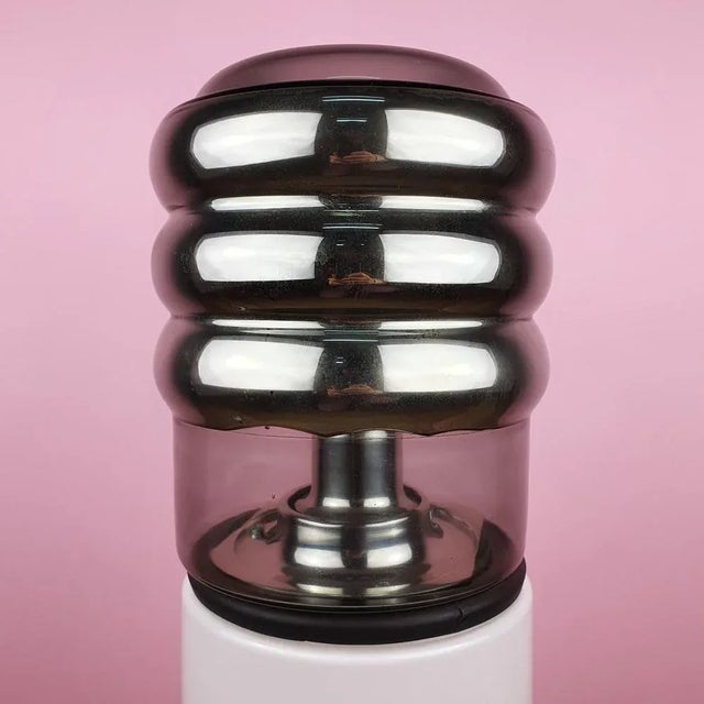 Mid-Century Glass Floor Lamp from Peil & Putzler, 1960s For Sale - Image 4 of 13