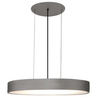 Contemporary Vega Oval Suspension Light Fixture For Sale