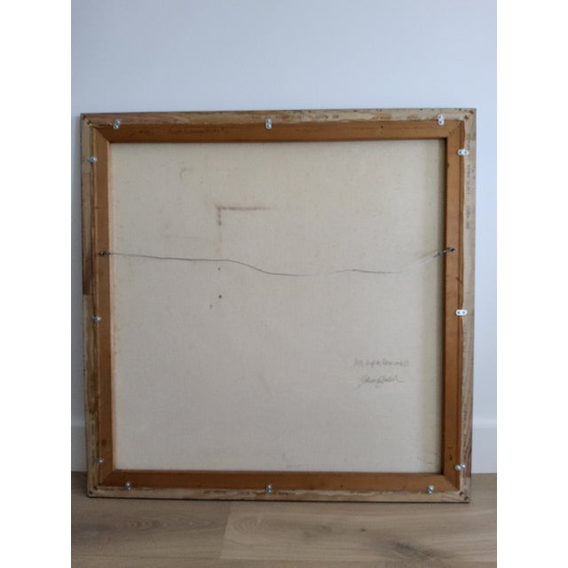Original Mid Century Cityscape Painting of the Brooklyn Bridge by Edward Sokol 1979 For Sale - Image 17 of 18