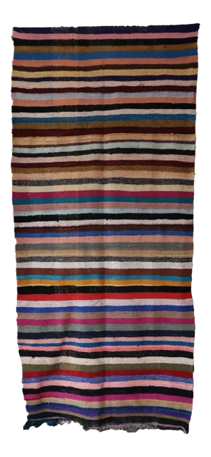 Kilim Flatwoven Moroccan Rug - 4'9" X 10'11" Ft