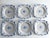 Swedish Scalloped Ceramic Side Plates by Allan Ebeling for Bo Fajans, 1930s, Set of 6 For Sale - Image 13 of 17
