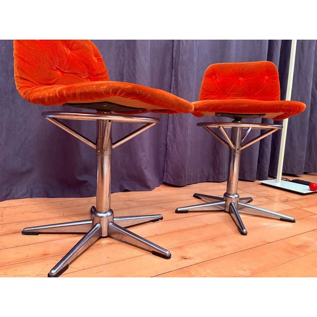 1960s Swivel Chairs, 1960s, Set of 2 For Sale - Image 5 of 13