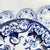 19th Century Flora Earthenware Dessert Plates in Blue from Creil and Montereau, Set of 6 For Sale - Image 15 of 17
