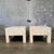 Elevate your living space with this striking pair of postmodern side tables by Gina B. Furniture, crafted in Los Angeles,...