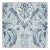 Sample - Schumacher X Timothy Corrigan Cap Ferrat Fabric in Pacific For Sale