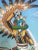 Jackie Black Oil Painting Hopi Kachina Eagle Navajo For Sale - Image 4 of 8