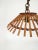Vintage Bamboo & Rattan Pendant Light, Italy, 1960s For Sale - Image 6 of 9