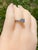 The Weston: Mystery Set Engagement Ring with Split Crossed Shank For Sale - Image 9 of 10